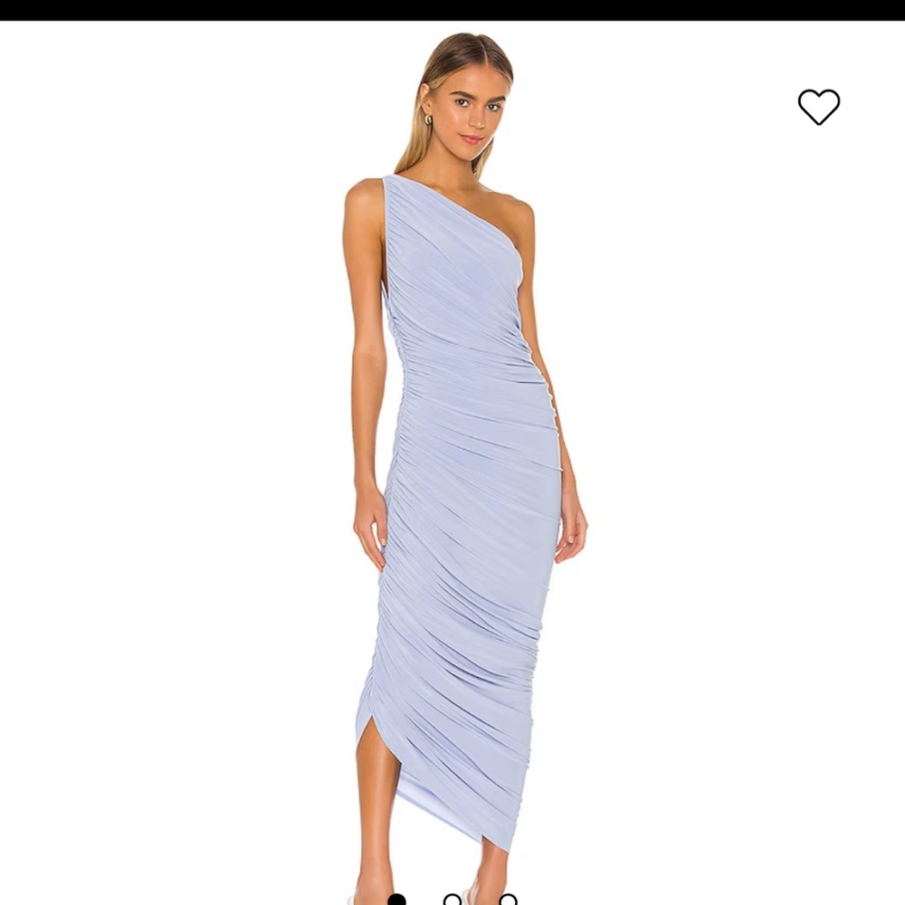 Norma Kamali Diana Gown Celestial Blue